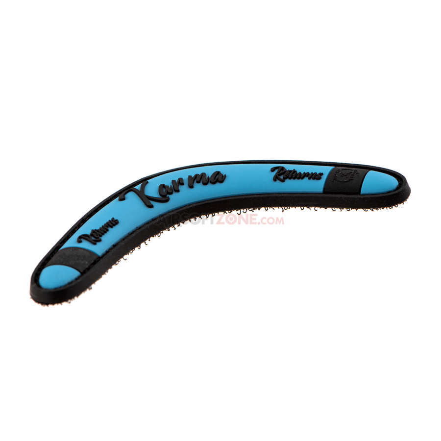 PATCH CAUCIUC -  KARMA RETURNS - BLUE