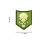 PATCH CAUCIUC - SOF SKULL - FOREST