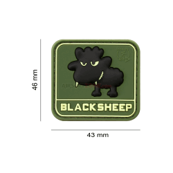 PATCH CAUCIUC - LITTLE BLACK SHEEP - FOREST