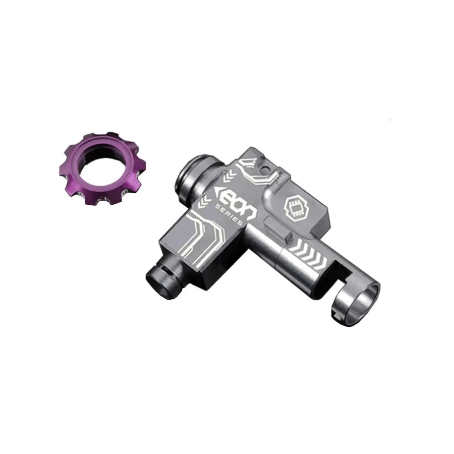GATE HOP-UP CHAMBER EON CNC - TITANIUM / PURPEL