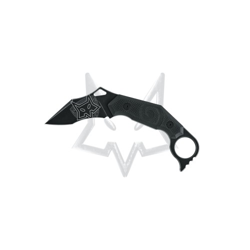 FOX KNIVES FIXED BLADE KNIFE MOA - G10 BLACK - DESIGN BY JARED WIHONGI