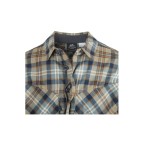 CAMASA MODEL MBDU FLANNEL - SLATE BLUE CHECKERED