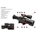 SIGHTMARK WRAITH HD 2-16x28 DIGITAL DAY/NIGHT RIFLESCOPE