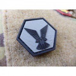 PATCH CAUCIUC - HEX SCOUTS - RANGER GREEN BLACK