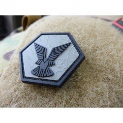PATCH CAUCIUC - HEX SCOUTS - RANGER GREEN BLACK