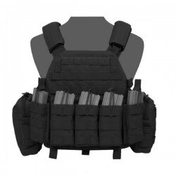 GILET TATTICO MODELLO DCS BASE - NERO