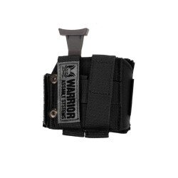 WARRIOR ASSALUT SYSTEMS UNIVERSAL HANDGUN HOLSTER - LEFT SIDE - BLACK