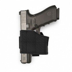WARRIOR ASSALUT SYSTEMS UNIVERSAL HANDGUN HOLSTER - LEFT SIDE - BLACK