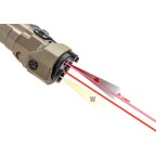 MAWL-C1+ PUNTATORE LASER ROSSO -  DARK EARTH