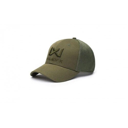 TRUCKER CAP - OLIVE - OLIVE WILEY  X LOGO
