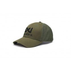 CAPPELLINO TRUCKER - OLIVA - LOGO WILEY X NERO