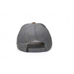 CAPPELLINO TRUCKER - MARRONE CHIARO/GRIGIO - LOGO WILEY X NERO