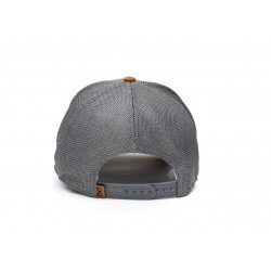 CAPPELLINO TRUCKER - MARRONE CHIARO/GRIGIO WILEY X LOGO NERO