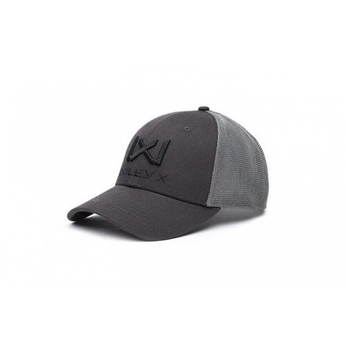 CAPPELLINO TRUCKER - GRIGIO SCURO - NERO WILEY X LOGO