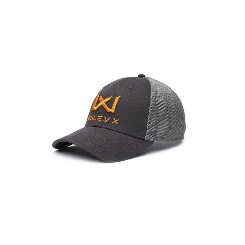 SAPCA TRUCKER - GRI INCHIS - PORTOCALIU WILEY X LOGO