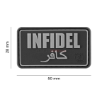 PATCH CAUCIUC - INFIDEL - SWAT
