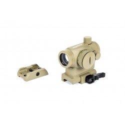 RED/GREEN DOT W/QD HIGH MOUNT + LOW MOUNT (TAN COLOR)