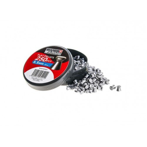 PELLETE CU VARF PLAT - CAL. 5.5MM - 250 BUC