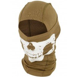 SHADOW TACTICAL BALACLAVA/CAGULA CU IMPRIMEU CRANIU - COYOTE