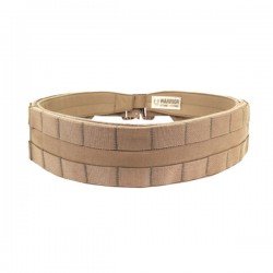 WARRIOR ASSAULT SYSTEMS LOW PROFILE MOLLE BELT - COYOTE TAN - WITH PLASTIC COBRA BELT