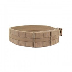 WARRIOR ASSAULT SYSTEMS LOW PROFILE MOLLE BELT - COYOTE TAN - WITH PLASTIC COBRA BELT