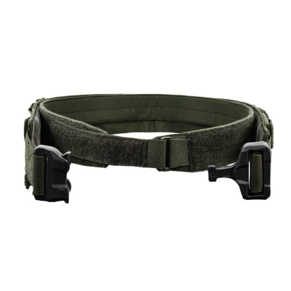 WARRIOR ASSAULT SYSTEMS LOW PROFILE MOLLE BELT - OD GREEN - WITH PLASTIC COBRA BELT