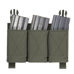 DETACHABLE TRIPLE ELASTIC MOLLE POUCH - RANGER GREEN