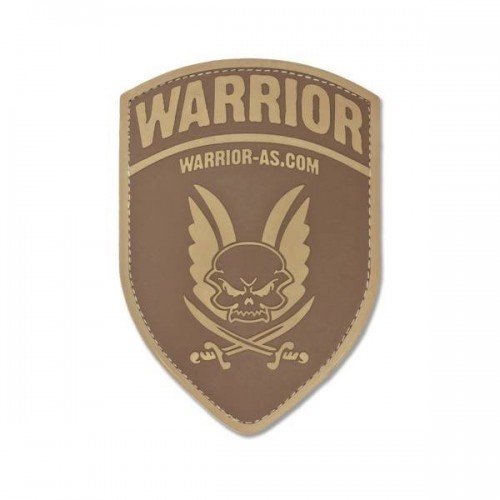 PATCH RUBBER LOGO SHIELD DARK EARTH