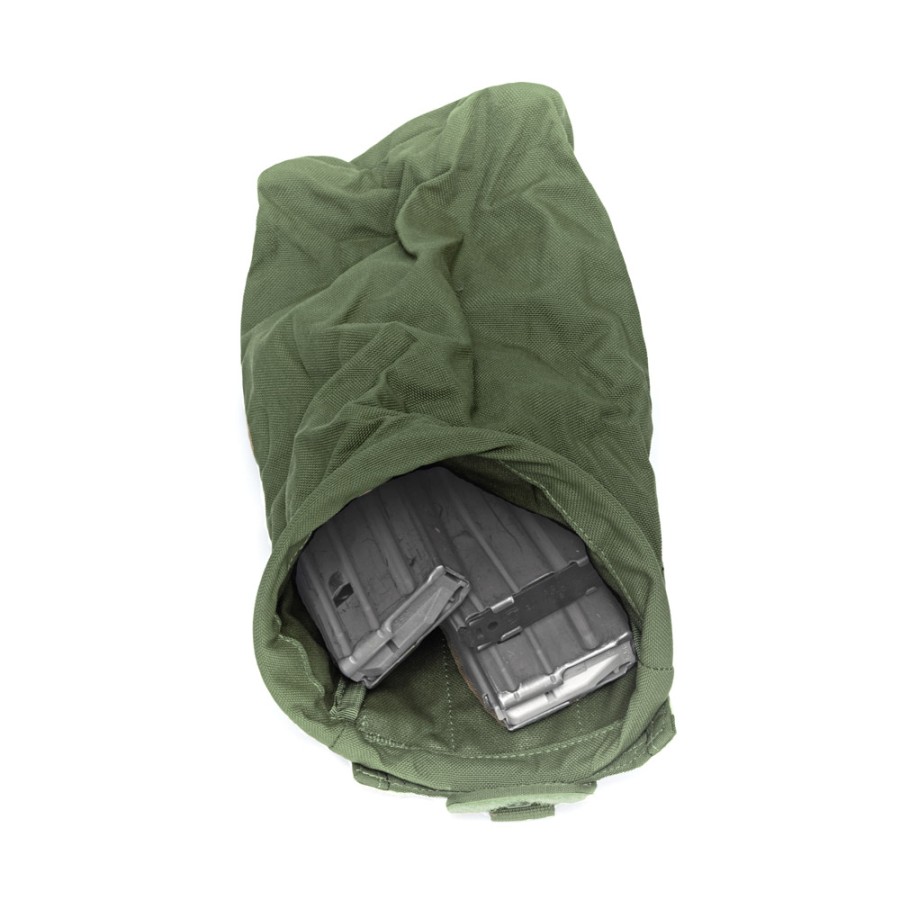 WARRIOR ASSAULT SYSTEMS SLIMLINE FOLDING DUMP POUCH  OD GREEN