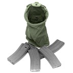 WARRIOR ASSAULT SYSTEMS SLIMLINE FOLDING DUMP POUCH  OD GREEN