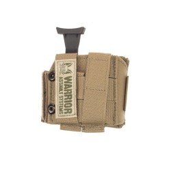 WARRIOR ASSAULT SYSTEMS UNIVERSAL PISTOL HOLSTER - LEFT SIDE - COYOTE TAN