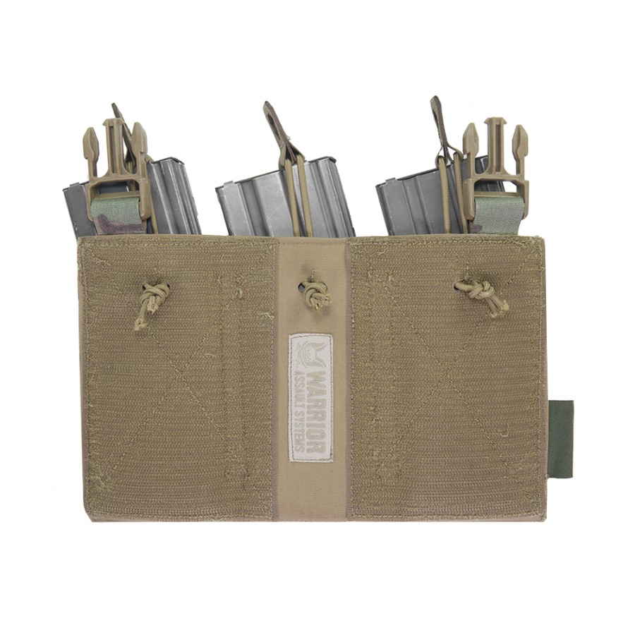 LASER CUT DETACHABLE TRIPLE BUNGEE 5.56 PANEL - MULTICAM