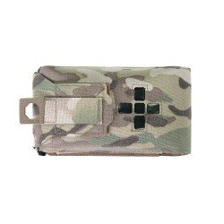 WARRIOR ASSAULT SYSTEMS SMALL HORIZONTAL INDIVIDUAL FIRST AID KIT LASER CUT SMALL MULTICAM