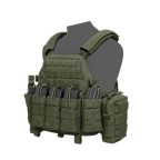 WARRIOR ASSAULT SYSTEMS TATTICO PLATE CARRIER MODELLO DCS DA 5.56 VERDE OD