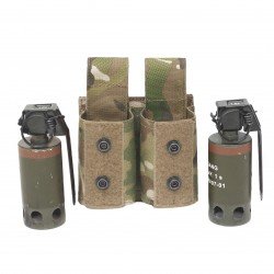 WARRIOR ASSAULT SYSTEMS TASCA DOPPIA PORTA GRANATE DA 40mm - MULTICAM