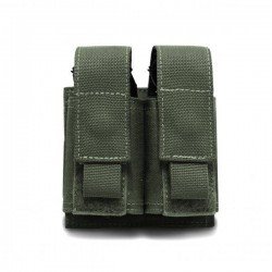 WARRIOR ASSAULT SYSTEMS TASCA DOPPIA PORTA GRANATE DA 40mm - VERDE OD
