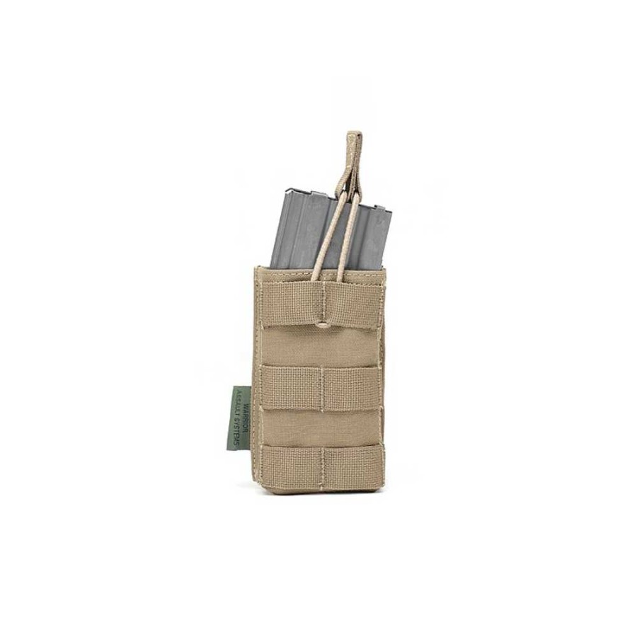WARRIOR ASSAULT SYSTEMS TASCA PORTA CARICATORE FAST APERTA SINGOLA  - 5.56mm - COYOTE