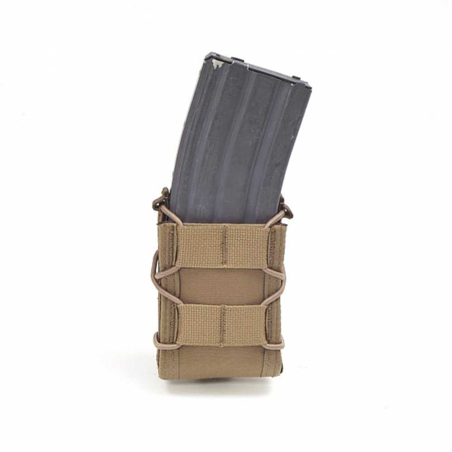 WARRIOR ASSAULT SYSTEMS SINGLE QUICK MAG POUCH - COYOTE TAN