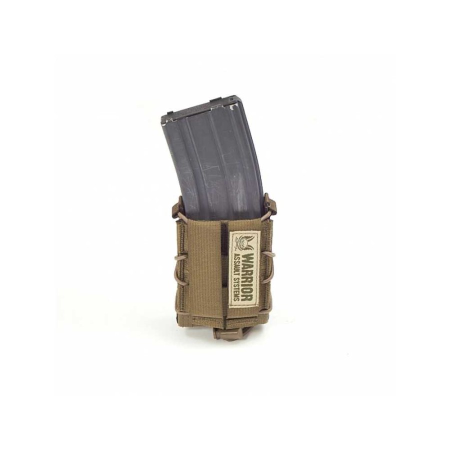 WARRIOR ASSAULT SYSTEMS SINGLE QUICK MAG POUCH - COYOTE TAN