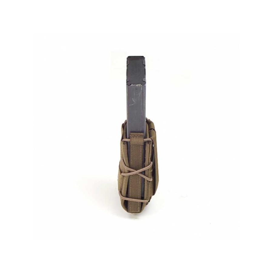WARRIOR ASSAULT SYSTEMS SINGLE QUICK MAG POUCH - COYOTE TAN