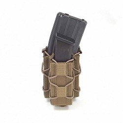 WARRIOR ASSAULT SYSTEMS TASCA PORTA CARICATORE SINGOLA QUICK MAG CON TASCA PER CARICATORE PISTOLA - COYOTE TAN