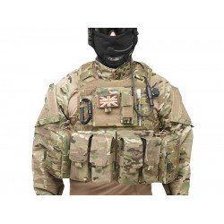 TRIPLE M4 5.56MM MAG POUCH/NON SLIP - RETENTION - 6 MAGS - MULTICAM