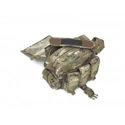 TRIPLE M4 5.56MM MAG POUCH/NON SLIP - RETENTION - 6 MAGS - MULTICAM