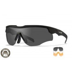 OCHELARI CU PROTECTIE BALISTICA MODEL ROGUE COMM - CU 3 LENTILE - RAMA NEGRU MAT