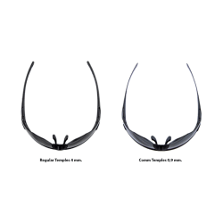 OCHELARI CU PROTECTIE BALISTICA MODEL ROGUE COMM - CU 3 LENTILE - RAMA NEGRU MAT