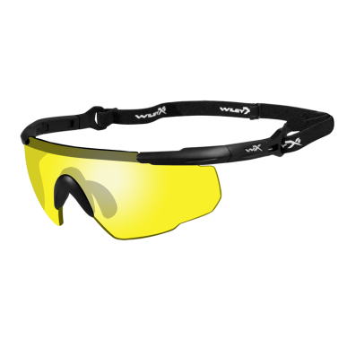 OCHELARI CU PROTECTIE BALISTICA MODEL SABER ADV PALE YELLOW - RAMA NEGRU MAT - W/BAG