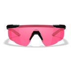 OCHELARI CU PROTECTIE BALISTICA SABER ADV VERMILLION - MATTE BLACK FRAME - W/BAG