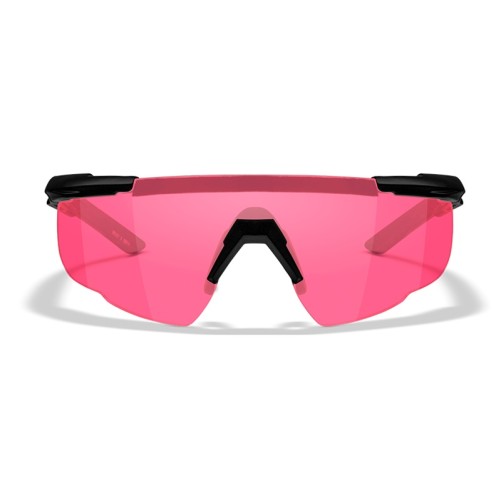 OCHELARI CU PROTECTIE BALISTICA SABER ADV VERMILLION - MATTE BLACK FRAME - W/BAG