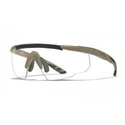 OCHELARI CU PROTECTIE BALISTICA MODEL SABER ADV SMOKE/CLEAR/RUST - TAN FRAME