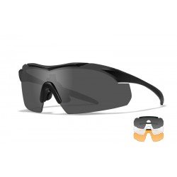 OCHELARI CU PROTECTIE BALISTICA MODEL VAPOR 2.5 - GREY/CLEAR/LIGHT RUST - MATTE BLACK FRAME